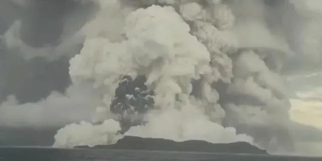 湯加海底火山噴發(fā)